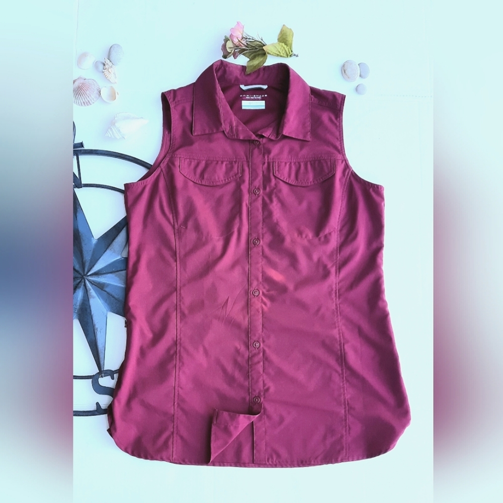 OMNI-SHADE Sun Protection Button Up, 3 Pockets, Sportswear Shirt - SALE!